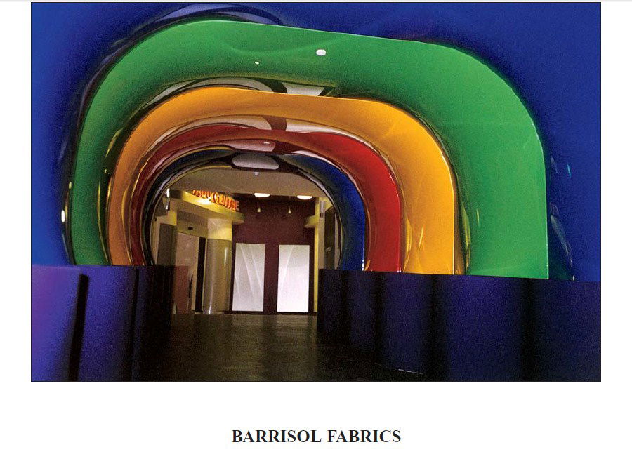 Fabric barrisol track elevation drawing details dwg file