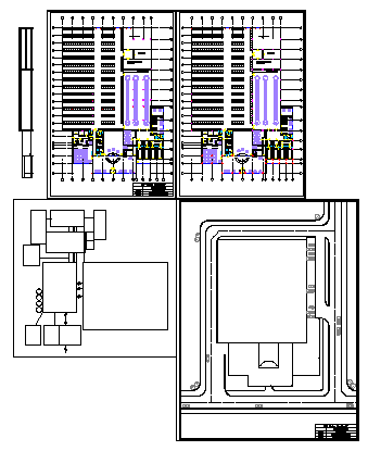 Factory building non alcoholic beverage manufacturing design drawing