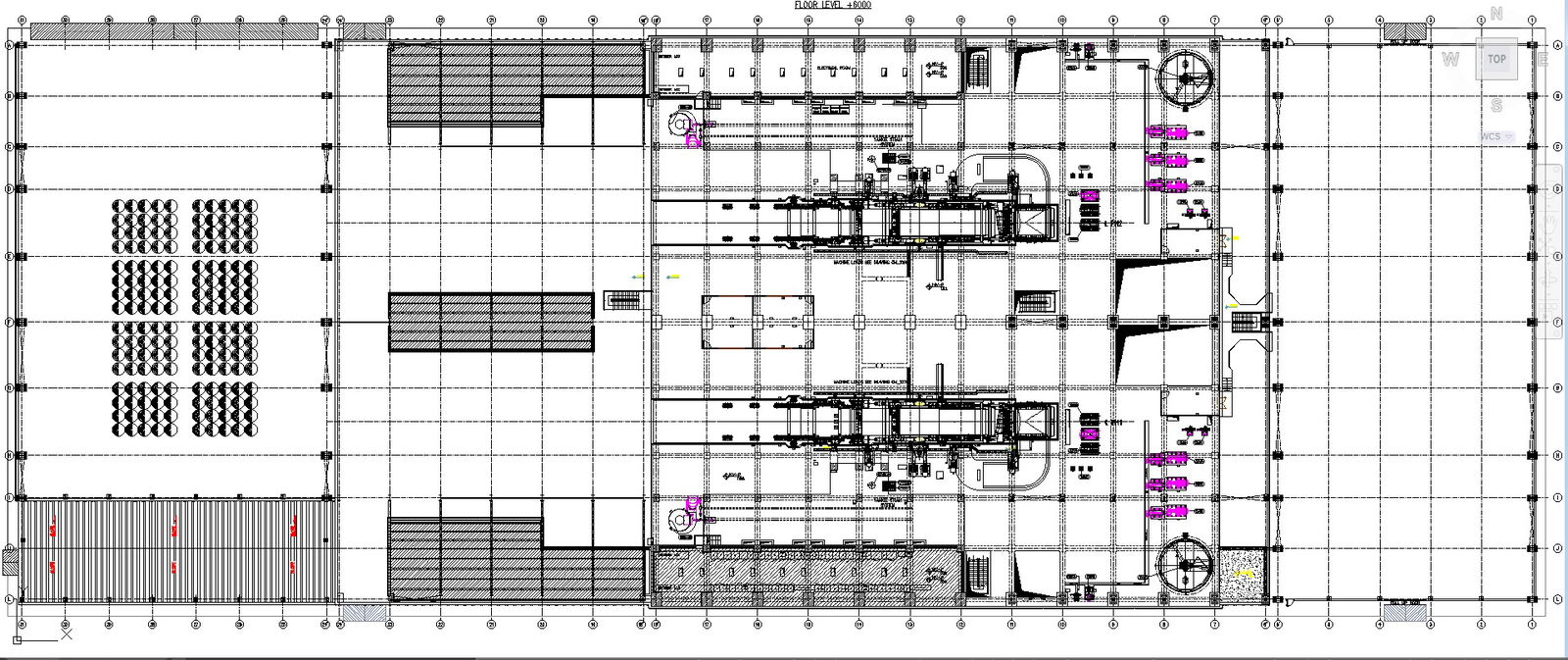 Factory General Layout CAD Drawing In AutoCAD DWG File