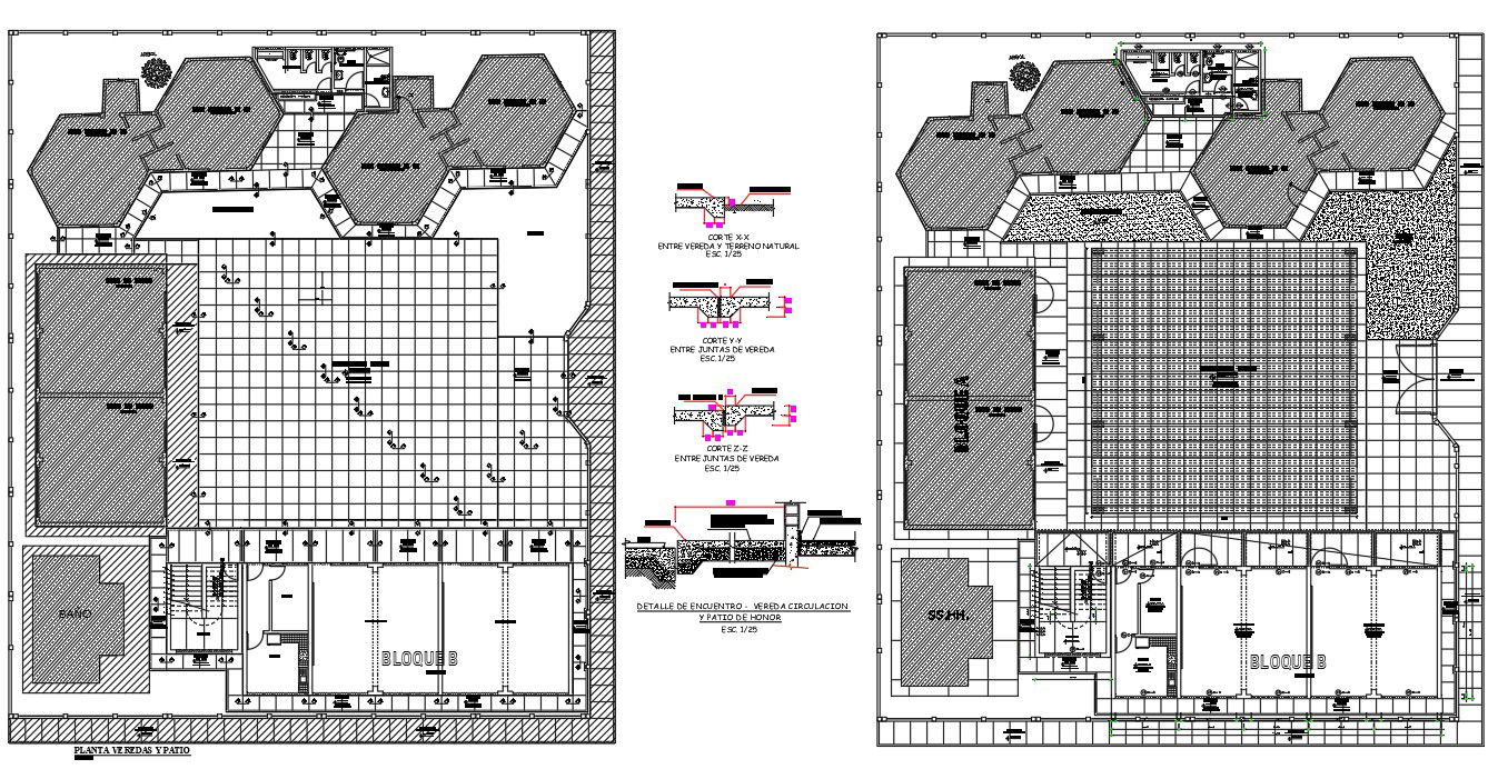 Factory Master Plan With RCC CAD Drawing
