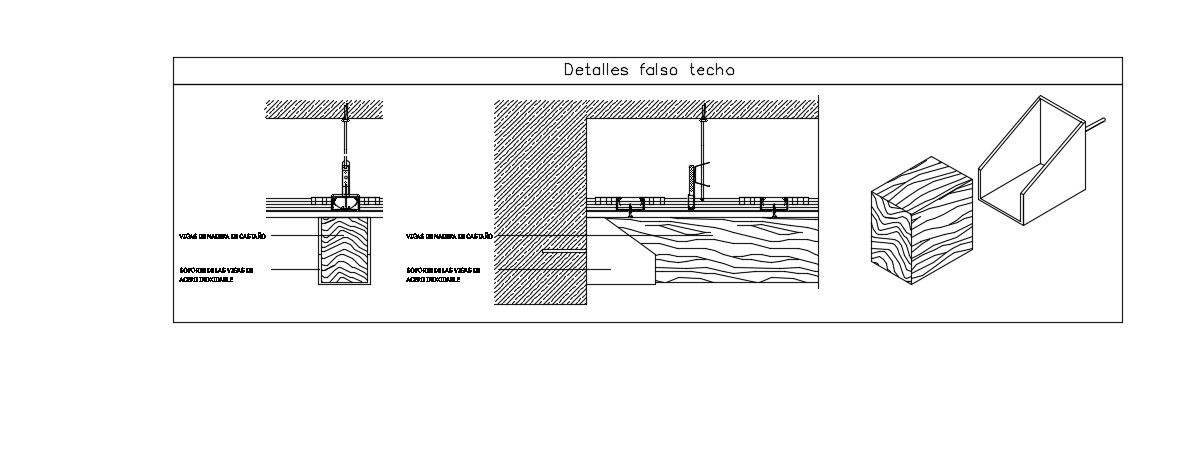 False Ceiling Details In AutoCAD File