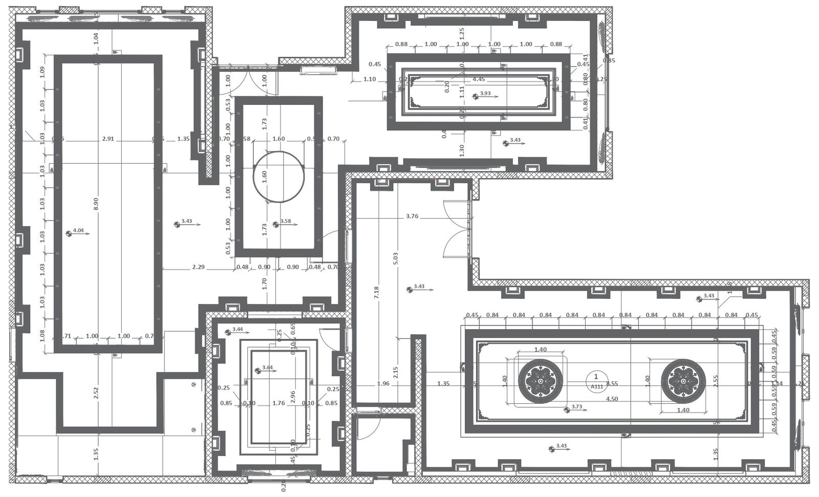 False ceiling layout for house plan detail dwg autocad drawing .