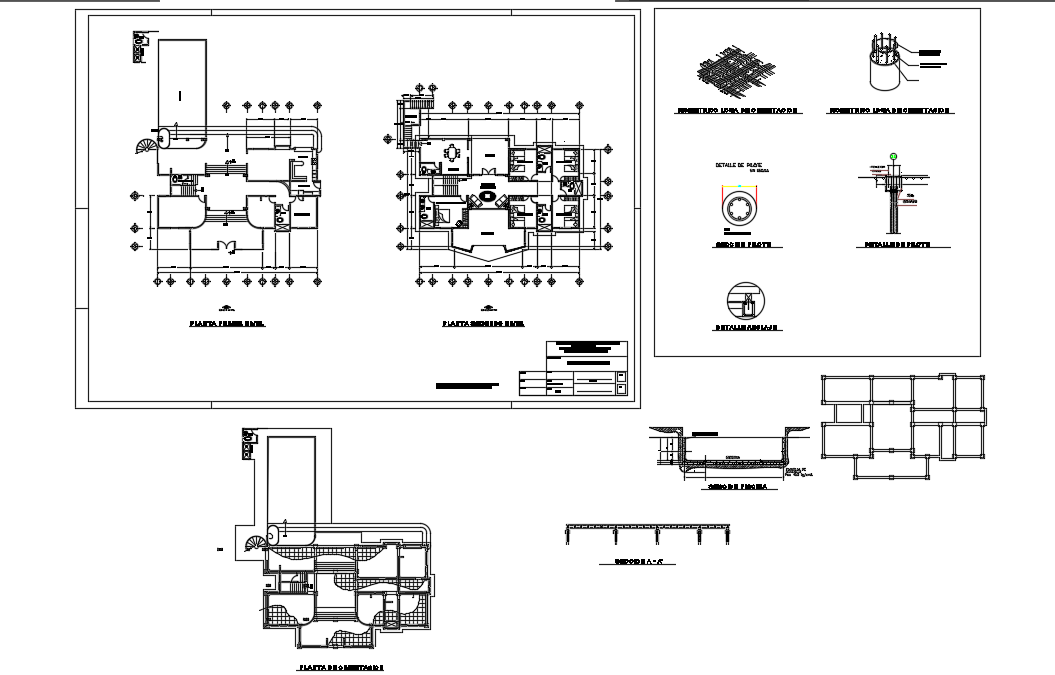 Family foundations-Battery Dwg file