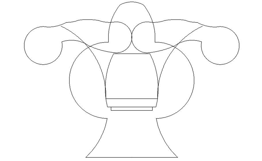 Faucets cad blocks elevation in AutoCAD, dwg file.