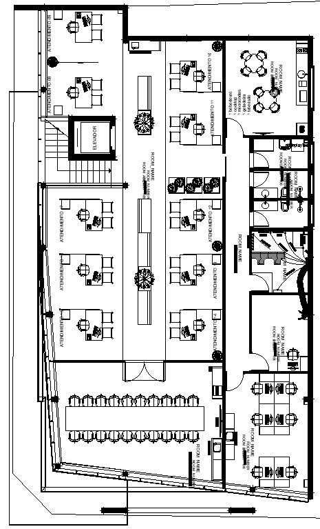 Feeder plant floor plan details in AutoCAD, dwg file.