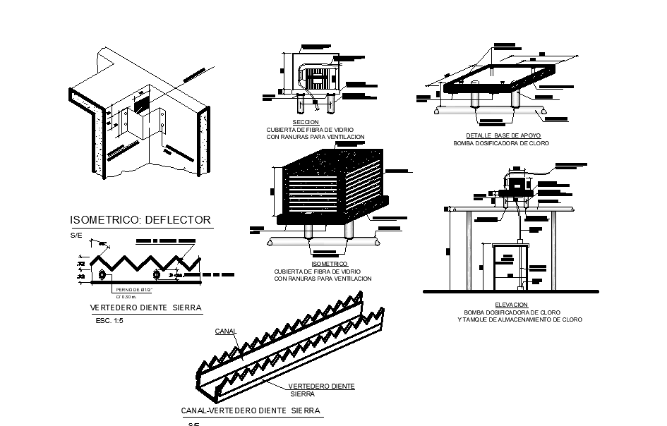 Fiberglass Cover With Ventilation Slots Drawing Download Free DWG File