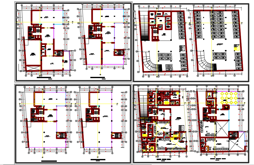 Financial center dwg file