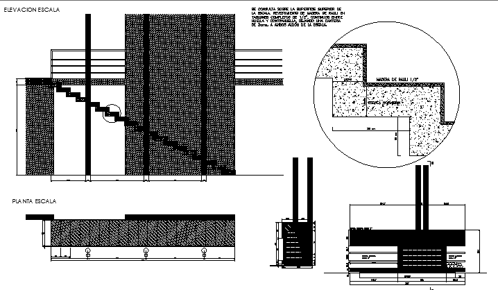 Fire place stove scale plant, elevation and section details dwg file