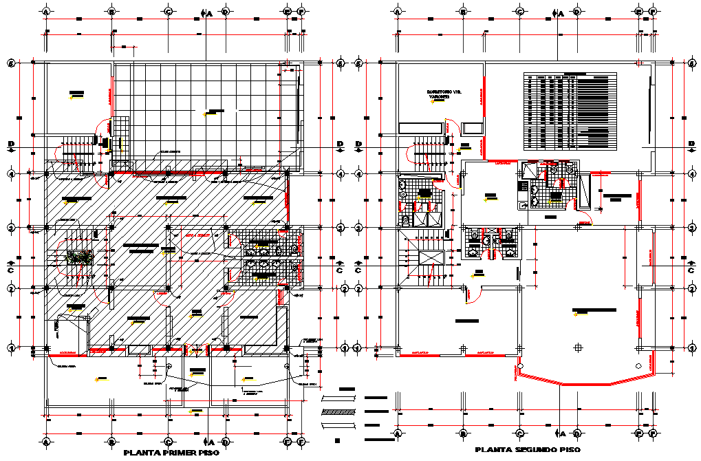 First floor and second-floor office layout file