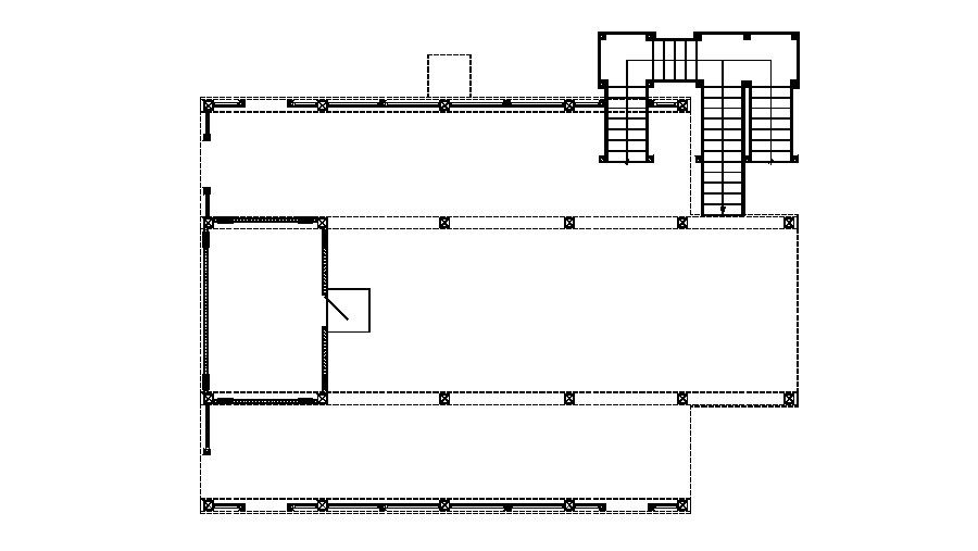 First floor framing plan structure for residential house dwg file