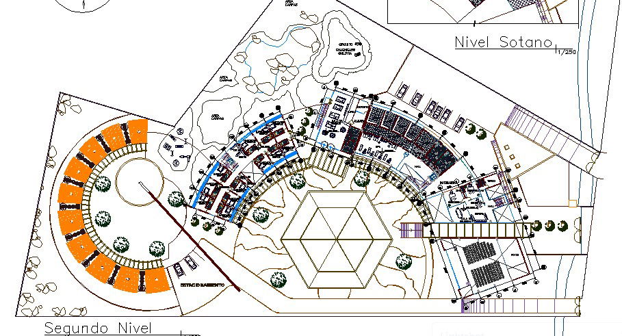First floor plan details of luxuries hotel cad drawing details dwg file