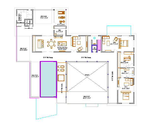 First Floor Bunglow AutoCAD drawing file