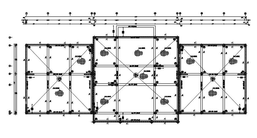 First floor formwork plan in detail AutoCAD 2D drawing, CAD file, dwg file
