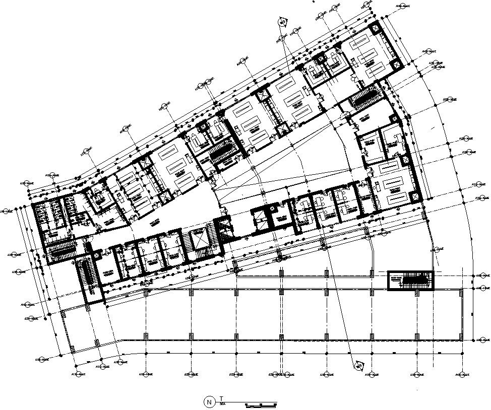 First floor furniture with detail AutoCAD drawing