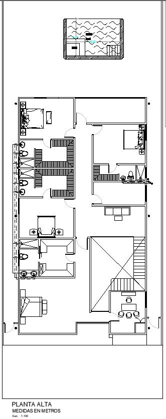 First floor plan of a house.