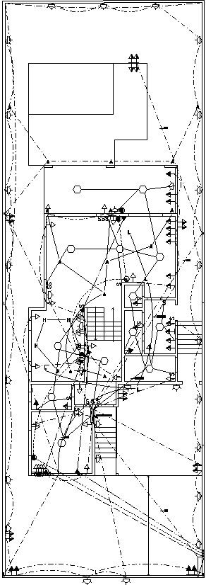 First floor with electrical plan. layout.