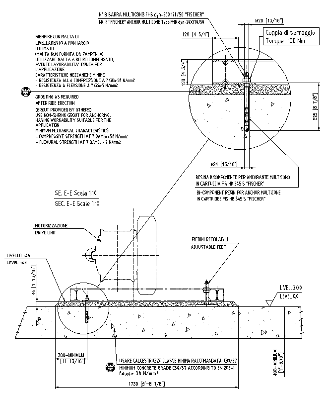 Fisher Cartridge detail section DWG AutoCAD file