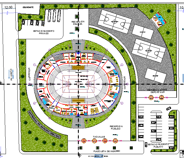Five Star Hotel Design and Structure Details dwg file