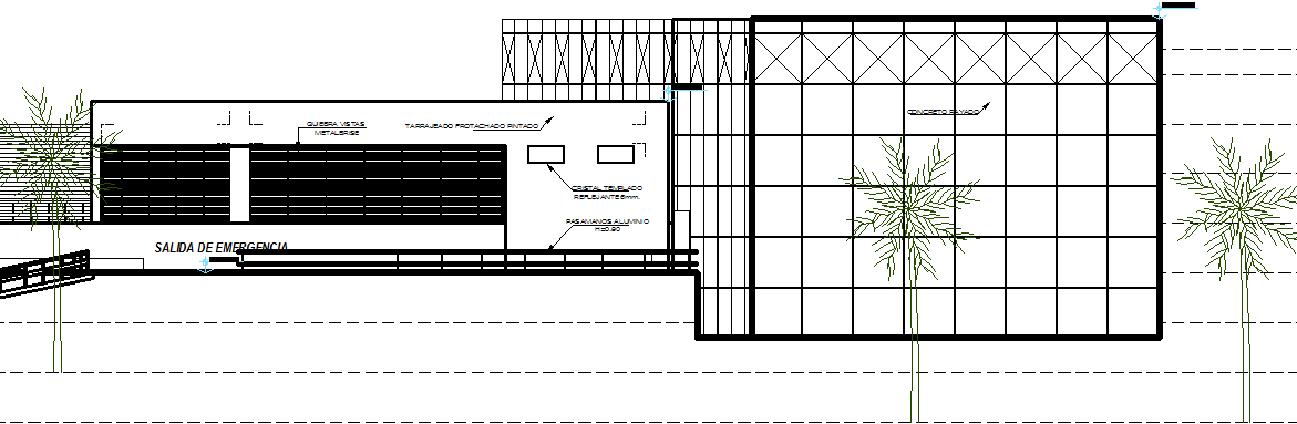 Five Star Hotel Section Details dwg file