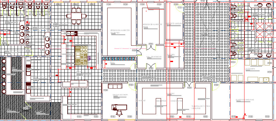 Five star hotel project architecture structure details dwg file