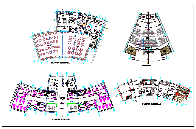 Five star resort architecture project dwg file