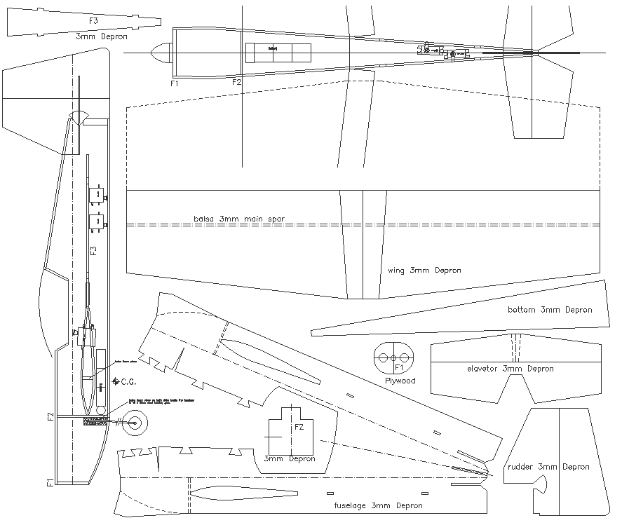 Flatpack Airway Transport Design AutoCAD DXF Drawing