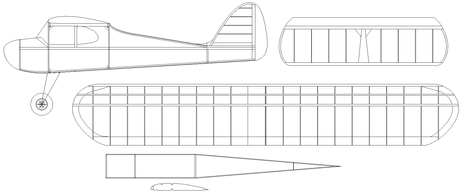 Flat pack plane toy laser cutting file with details dwg autocad drawing .