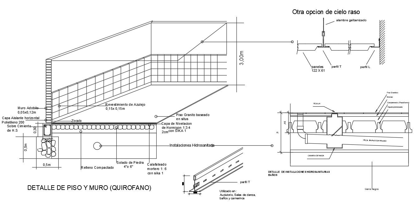 Floor And Wall Section Plan