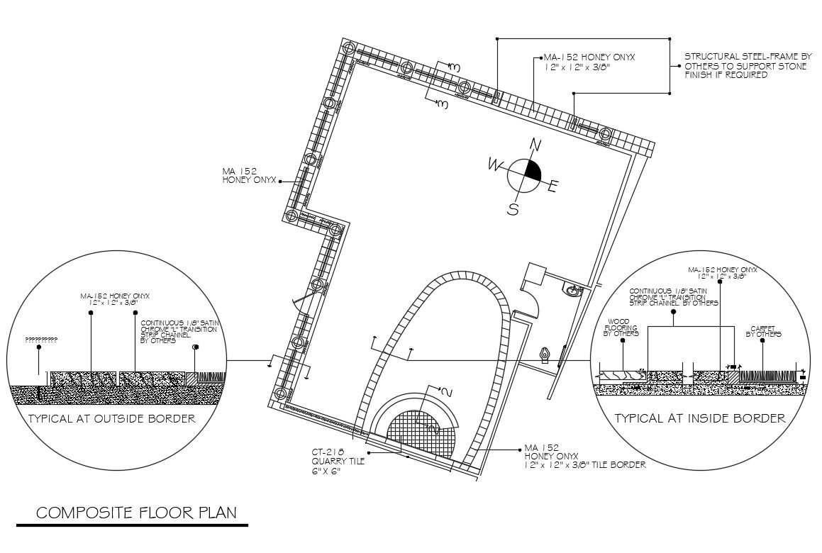 Floor Construction CAD Drawing Download