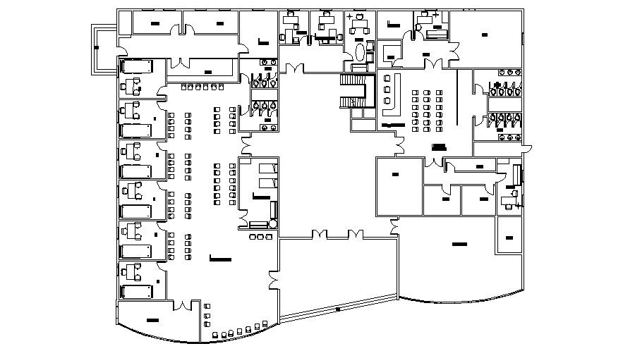 Floor Plan of Hospital Building