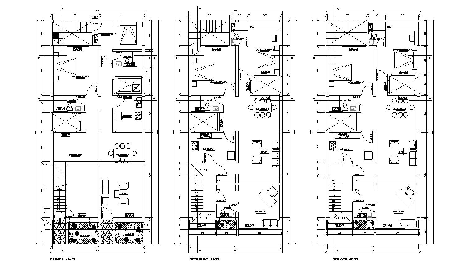 Apartment Building Plans In DWG File