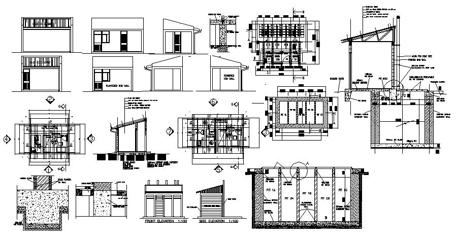 Small Hospital Plan In AutoCAD File