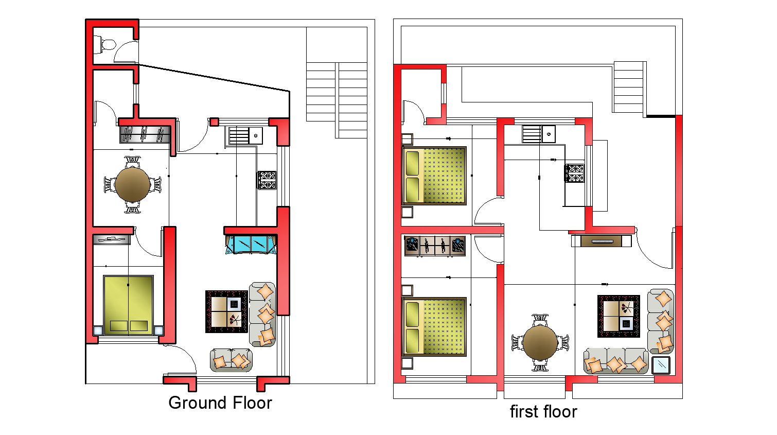 Furniture Details In AutoCAD File