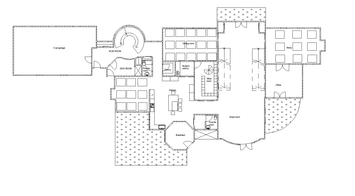 Building Floor Plans In AutoCAD File