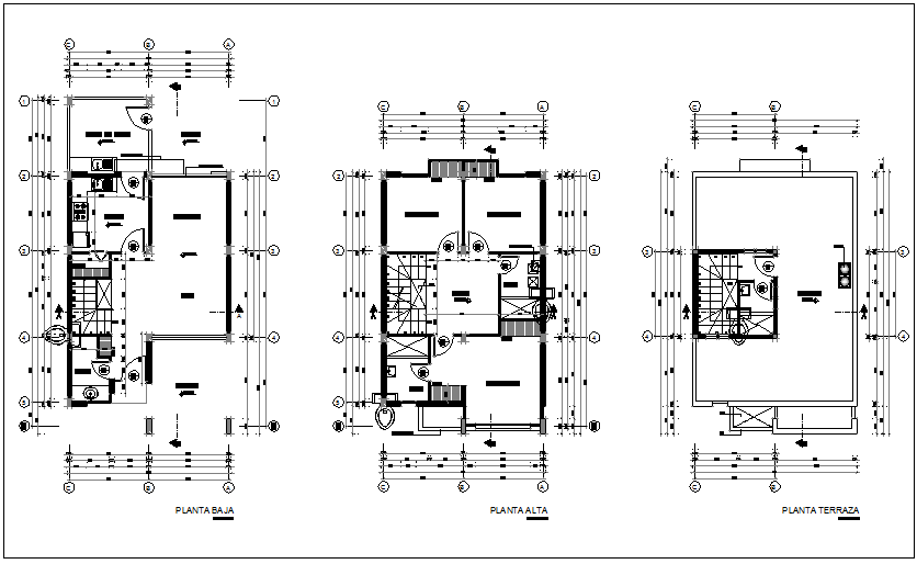 Floor plan of community center dwg file
