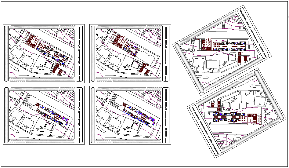 Floor plan of hospital dwg file