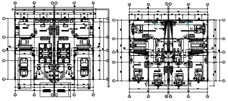 Floor plan of house design 8.30mtr x 13.10mtr with detail dimension in AutoCAD