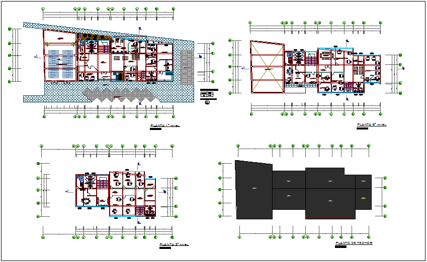 Download Floor Plan of Municipal Building CAD DWG File for Designer