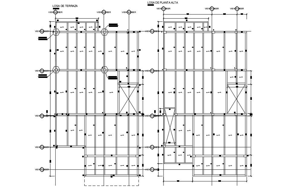Floor Slab Plan AutoCAD Drawing Download DWG File