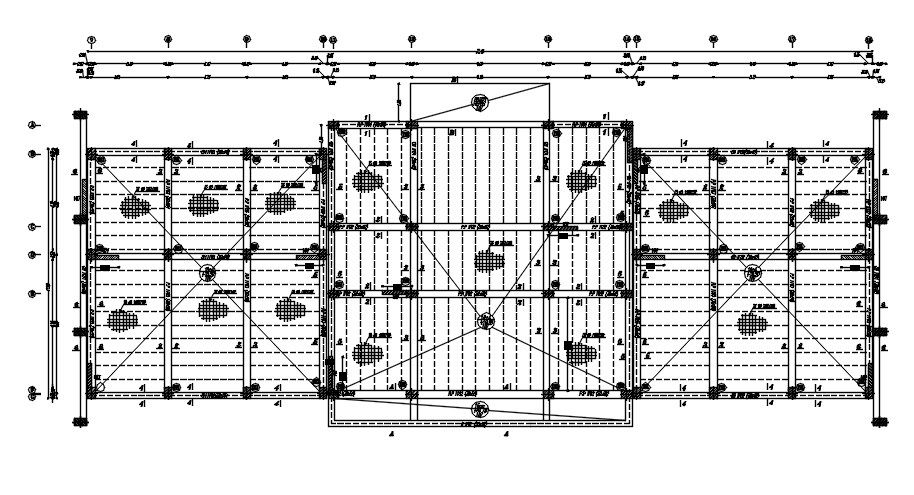 Floor formwork plan design in AutoCAD 2D drawing, CAD file, dwg file