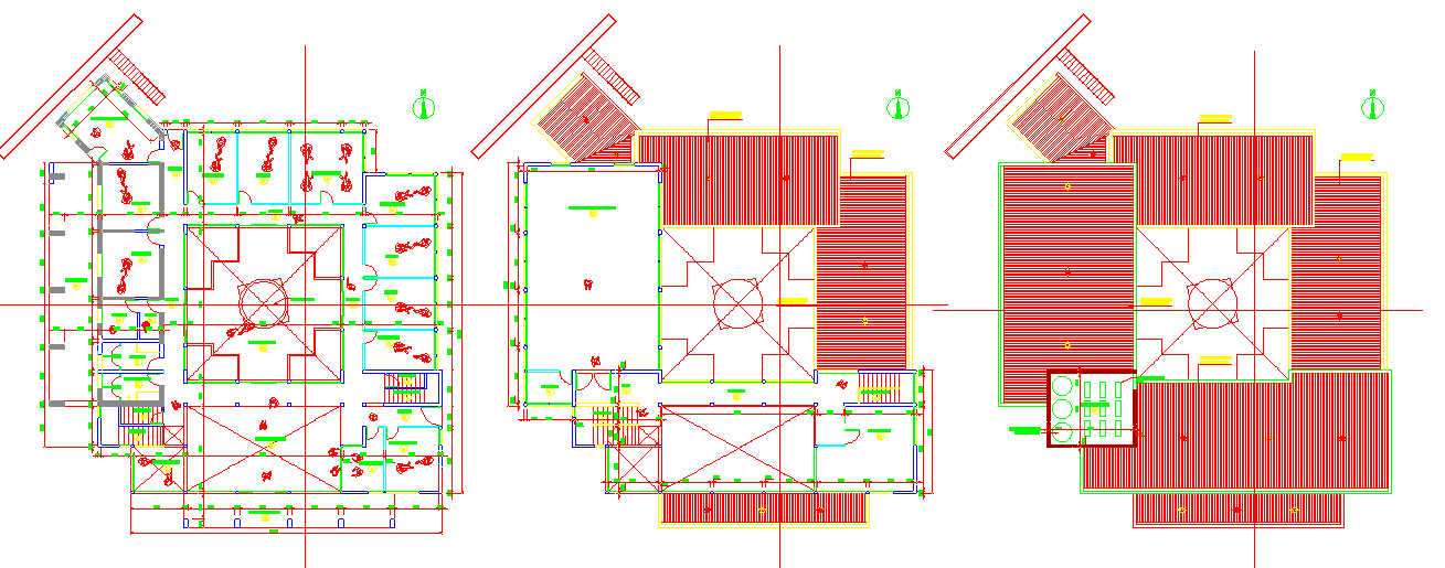 Flooring layout and architectural design of office dwg file