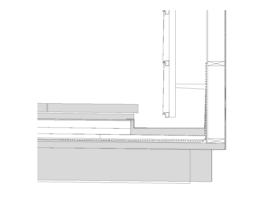 Flooring structure detail section 2d view layout autocad file
