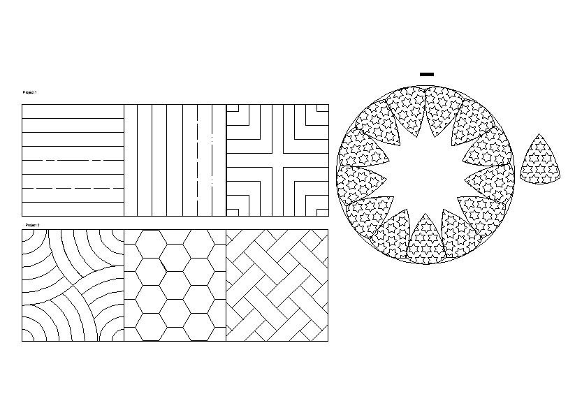 Flooring tile design Block