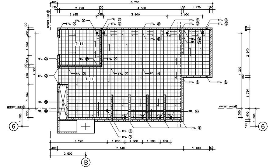 Flooring detail autocad drawing given in this autocad drawing. Download 2d autocad drawing dwg file.