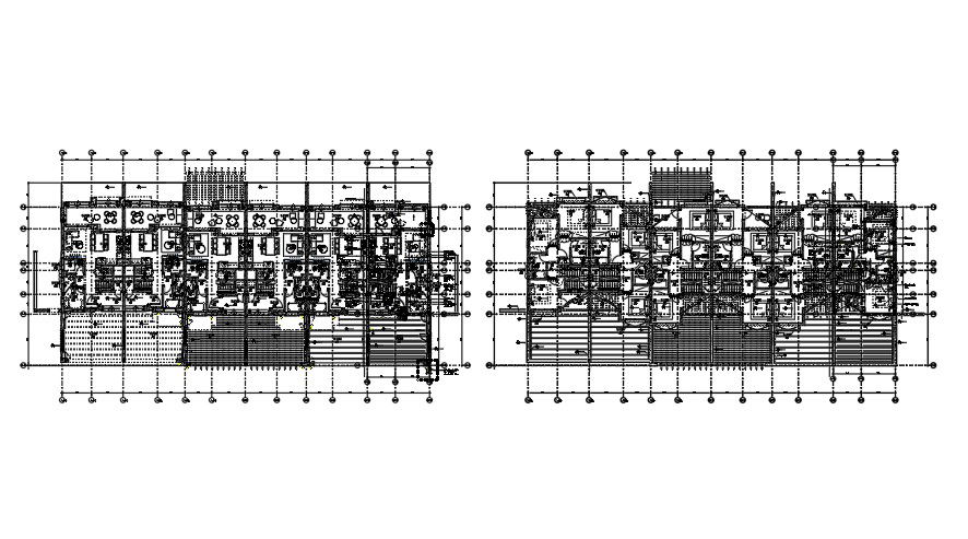 Floor plan of 6 scheme houses