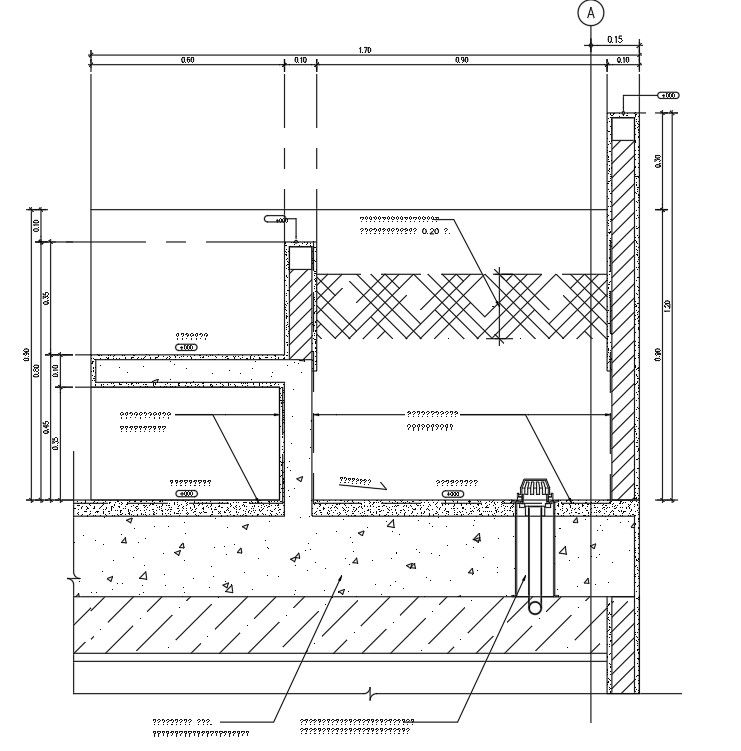 Floor reinforcement slab details in AutoCAD, dwg file.
