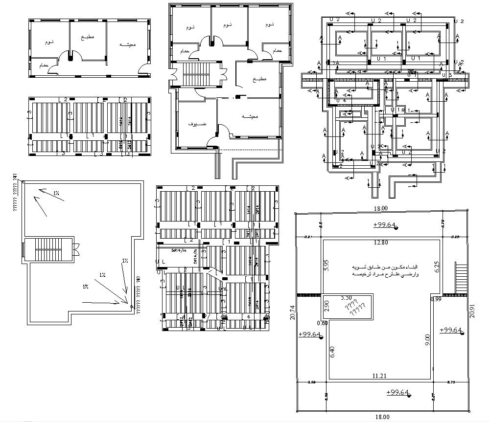 Floors Plan Foundation Slab And Terrace Design Of House