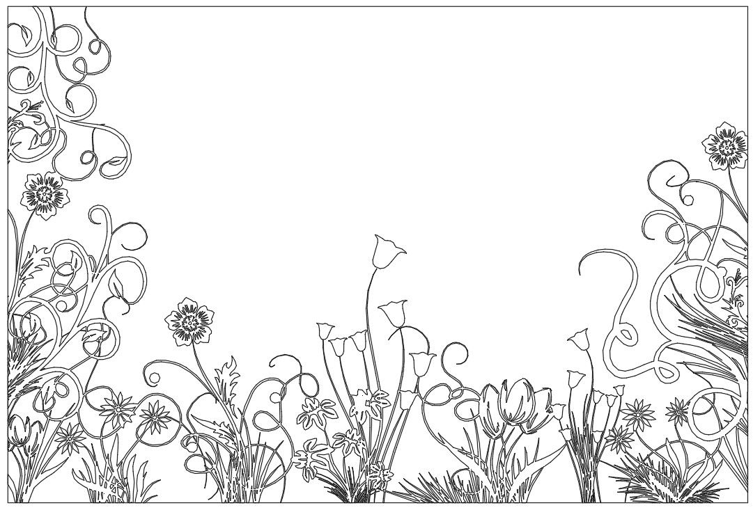 Floral Pattern CAD Blocks for Interior Design and Decorative Layouts