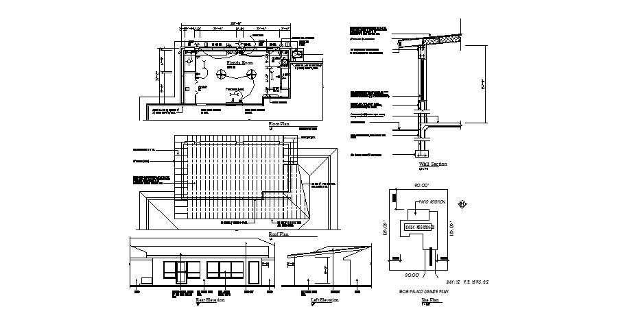 Florida house room addition detailed architecture project dwg file