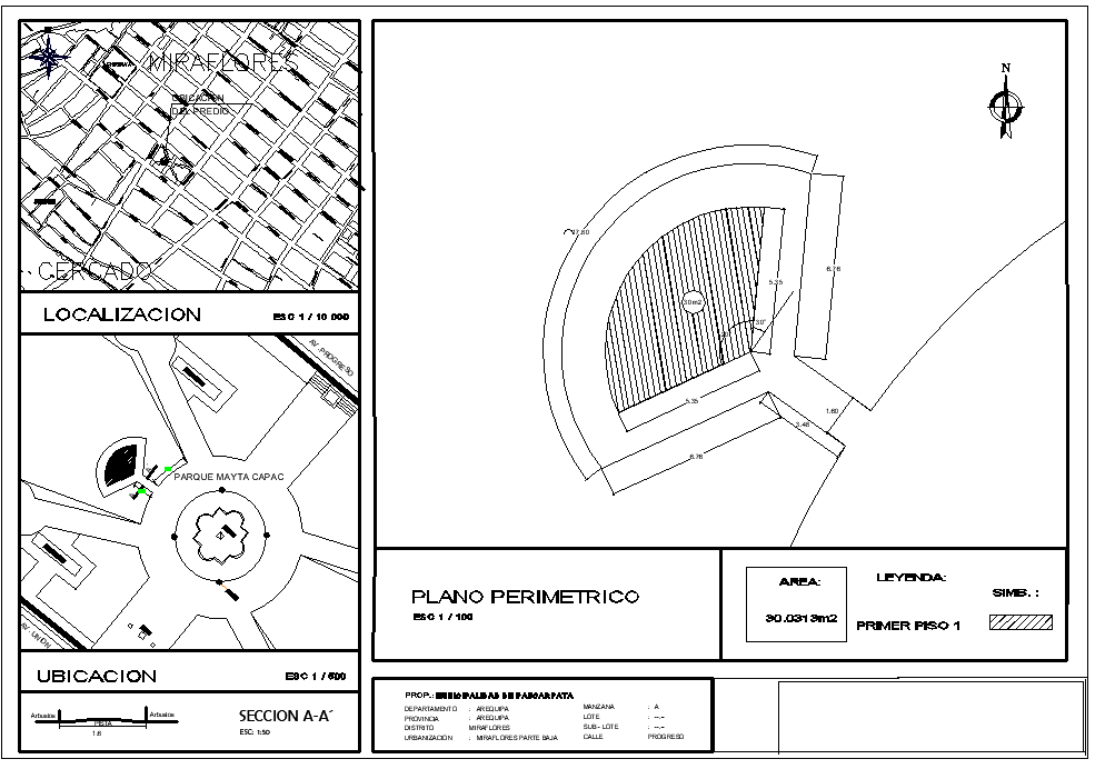 Florist stand construction view dwg file